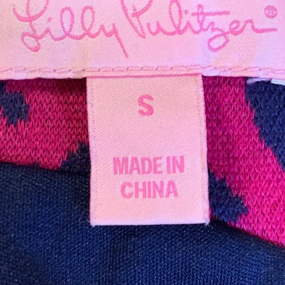 Lilly Pulitzer Evie True Navy Follow The Leader Ponte Jacquard Sheath Dress SZ S - Picture 7 of 12